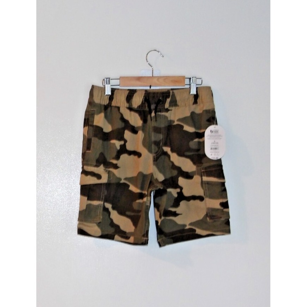 Wonder Nation Boys Size LG Camo Cargo Shorts Active School NWT Adjustable /#5131